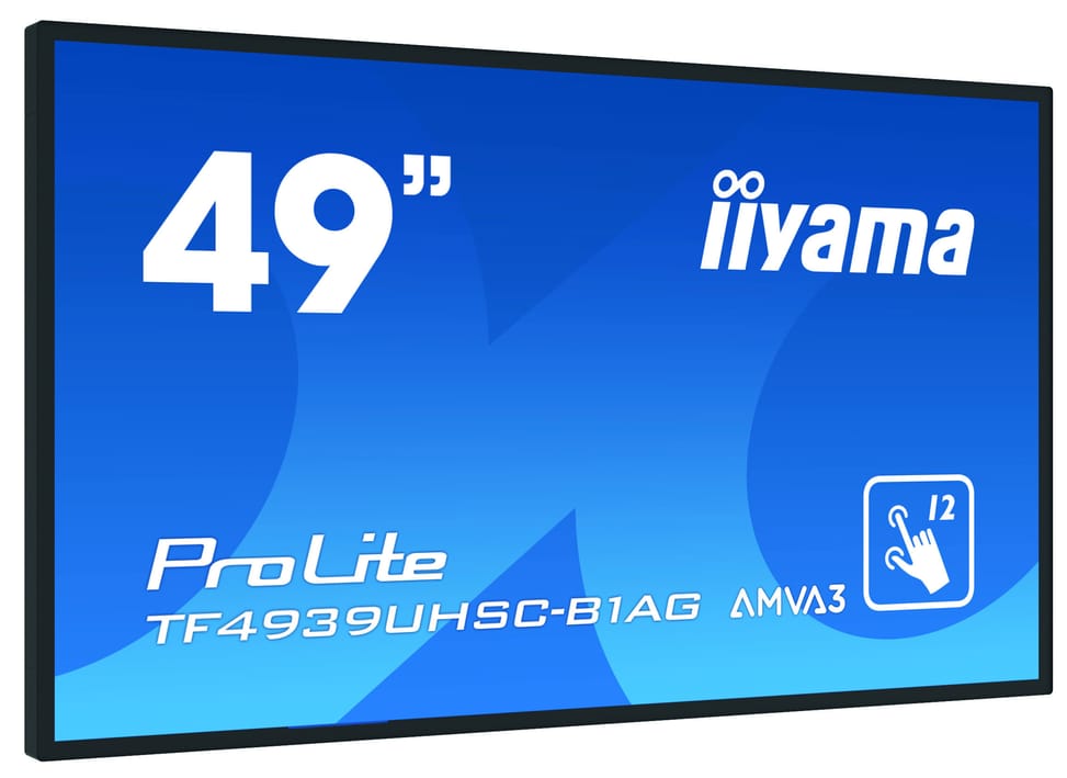 iiyama ProLite TF4939UHSC-B1AG écran plat de PC 124,5 cm (49") 3840 x 2160 pixels 4K Ultra HD LED Écran tactile — image 4