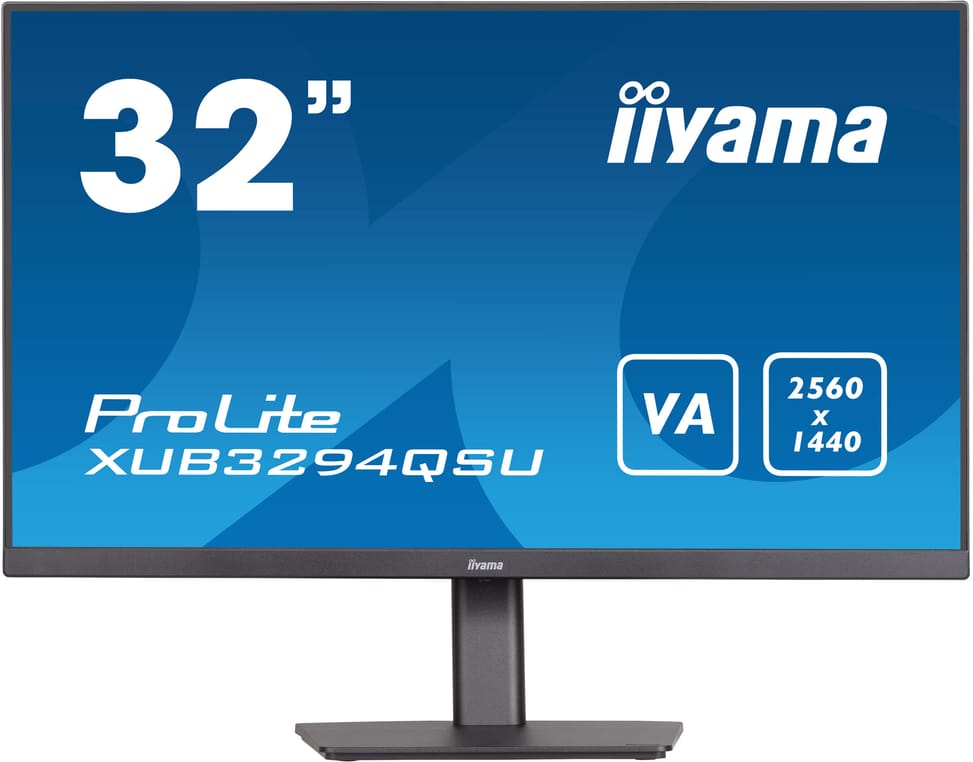 iiyama ProLite XUB3294QSU-B1 écran plat de PC 80 cm (31.5") 2560 x 1440 pixels Wide Quad HD LCD Noir (XUB3294QSU-B1) — image 1