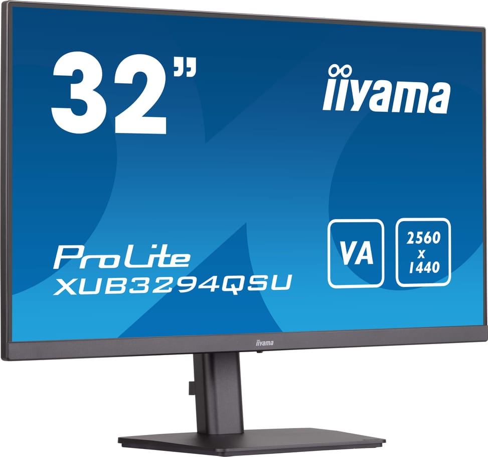 iiyama ProLite XUB3294QSU-B1 écran plat de PC 80 cm (31.5") 2560 x 1440 pixels Wide Quad HD LCD Noir (XUB3294QSU-B1) — image 3