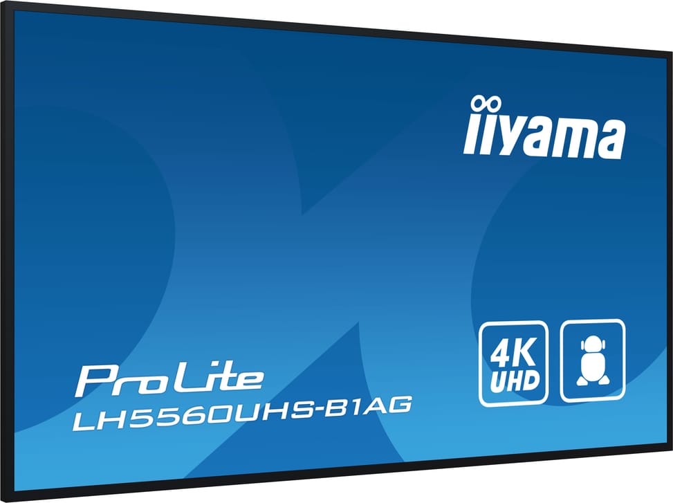 iiyama PROLITE Carte A numérique 139,7 cm (55") LED Wifi 500 cd/m² 4K Ultra HD Noir Intégré dans le processeur Android 11 24/7 — image 3