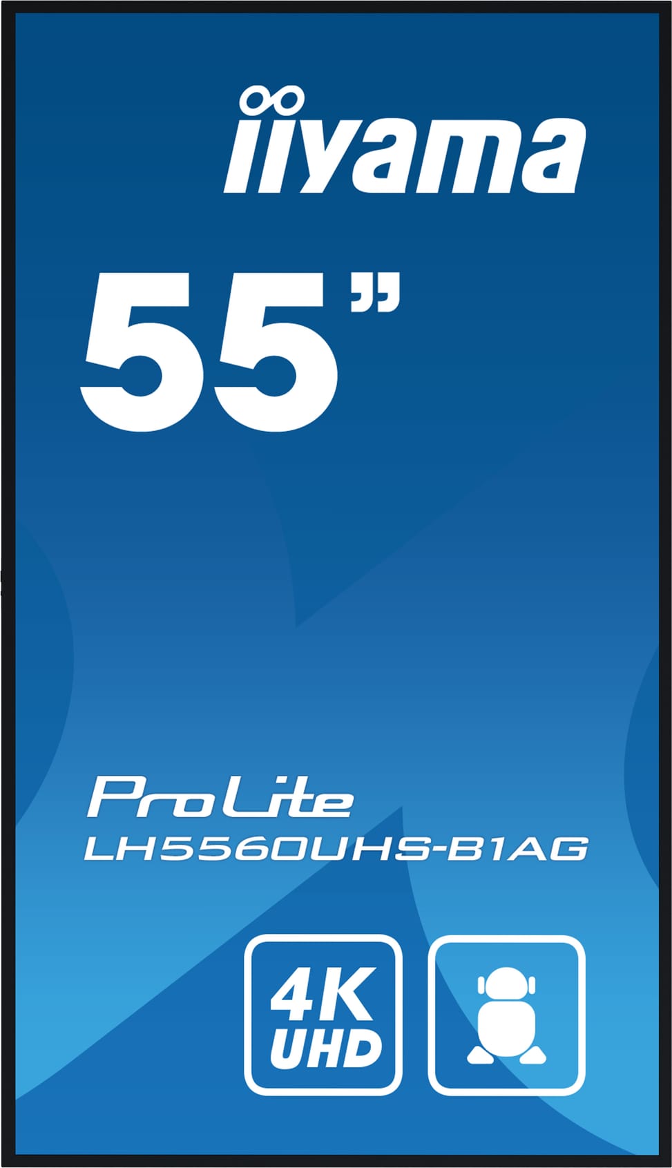 iiyama PROLITE Carte A numérique 139,7 cm (55") LED Wifi 500 cd/m² 4K Ultra HD Noir Intégré dans le processeur Android 11 24/7 — image 5