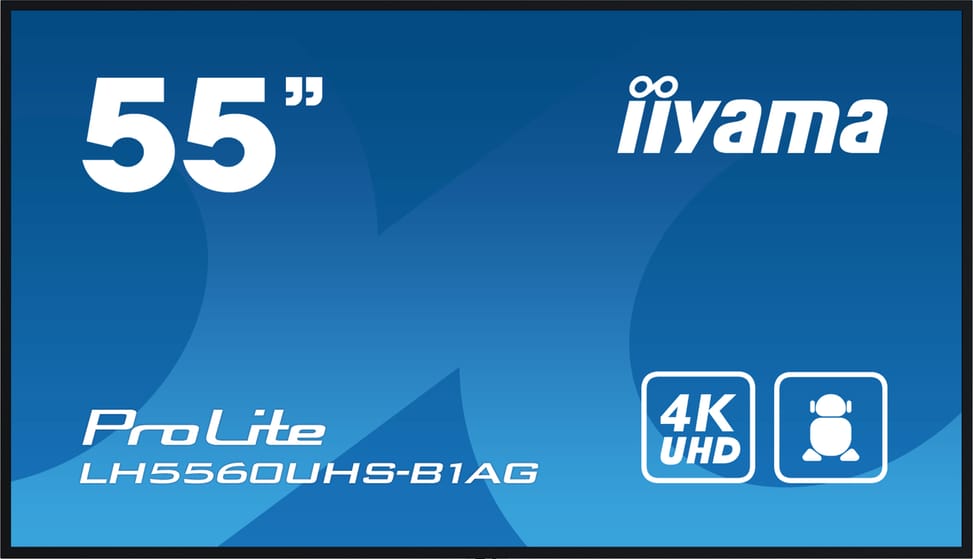 iiyama PROLITE Carte A numérique 139,7 cm (55") LED Wifi 500 cd/m² 4K Ultra HD Noir Intégré dans le processeur Android 11 24/7 — image 6