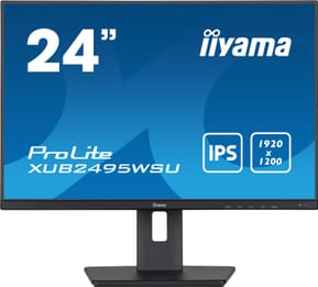 iiyama ProLite XUB2495WSU-B5 écran plat de PC 61,2 cm (24.1") 1920 x 1200 pixels WUXGA LCD Noir (XUB2495WSU-B5)