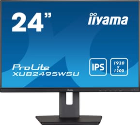 iiyama ProLite XUB2495WSU-B5 écran plat de PC 61,2 cm (24.1") 1920 x 1200 pixels WUXGA LCD Noir (XUB2495WSU-B5) — image 3