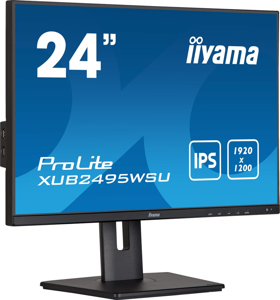 iiyama ProLite XUB2495WSU-B5 écran plat de PC 61,2 cm (24.1") 1920 x 1200 pixels WUXGA LCD Noir (XUB2495WSU-B5) — image 4