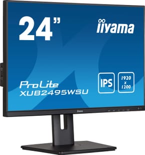 iiyama ProLite XUB2495WSU-B5 écran plat de PC 61,2 cm (24.1") 1920 x 1200 pixels WUXGA LCD Noir (XUB2495WSU-B5) — image 4