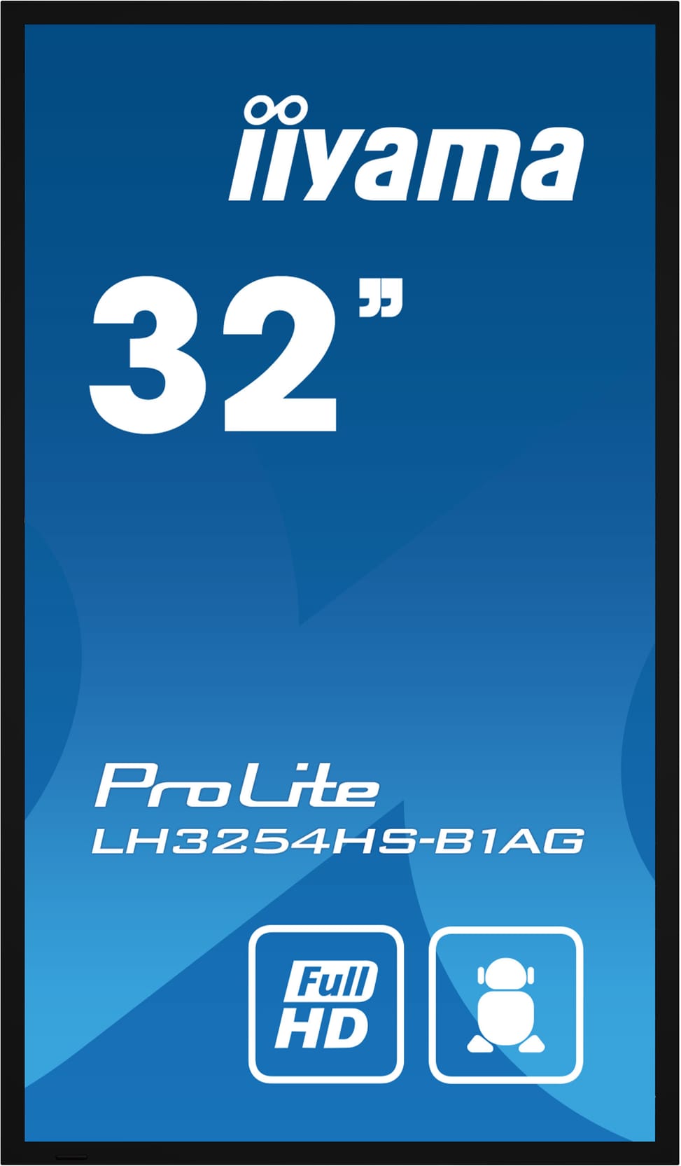 iiyama LH3254HS-B1AG affichage de messages Panneau plat de signalisation numérique 80 cm (31.5") LCD Wifi 500 cd/m² Full HD — image 2