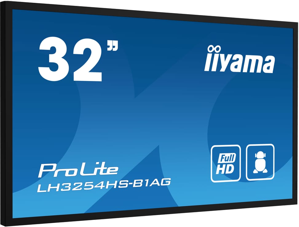 iiyama LH3254HS-B1AG affichage de messages Panneau plat de signalisation numérique 80 cm (31.5") LCD Wifi 500 cd/m² Full HD — image 3