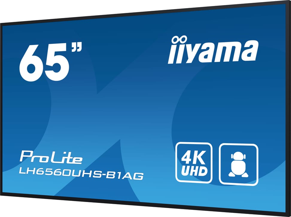 iiyama PROLITE Carte A numérique 165,1 cm (65") LED Wifi 500 cd/m² 4K Ultra HD Noir Intégré dans le processeur Android 11 24/7 — image 3