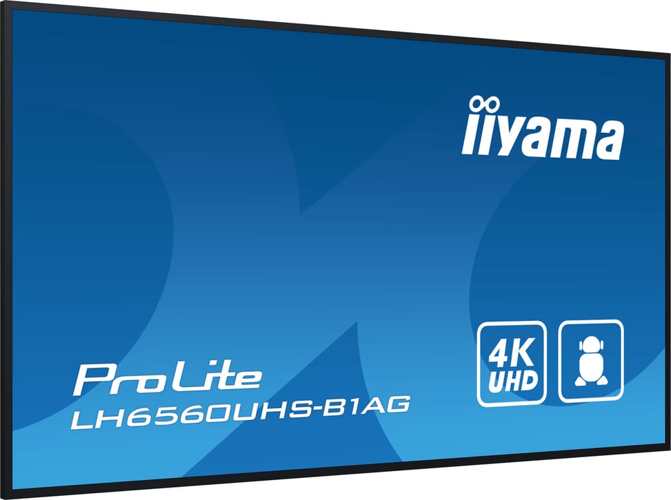 iiyama PROLITE Carte A numérique 165,1 cm (65") LED Wifi 500 cd/m² 4K Ultra HD Noir Intégré dans le processeur Android 11 24/7 — image 4