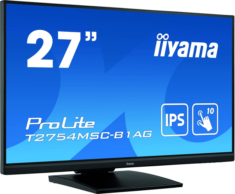 iiyama ProLite T2754MSC-B1AG écran plat de PC 68,6 cm (27") 1920 x 1080 pixels Full HD LED Écran tactile Multi-utilisateur Noir — image 2
