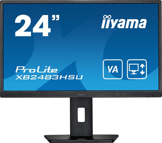 iiyama ProLite XB2483HSU-B5 LED display 60,5 cm (23.8") 1920 x 1080 pixels Full HD Noir (XB2483HSU-B5)
