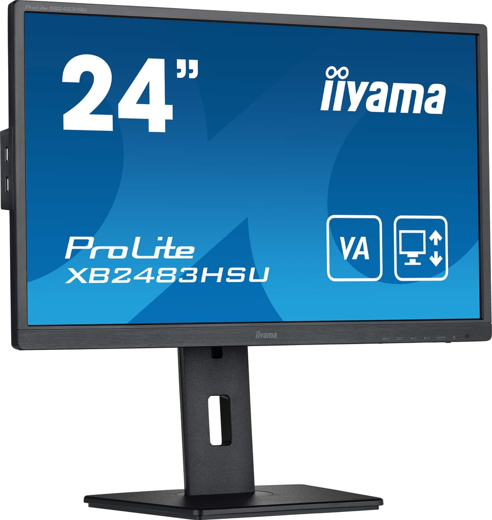 iiyama ProLite XB2483HSU-B5 LED display 60,5 cm (23.8") 1920 x 1080 pixels Full HD Noir (XB2483HSU-B5) — image 3