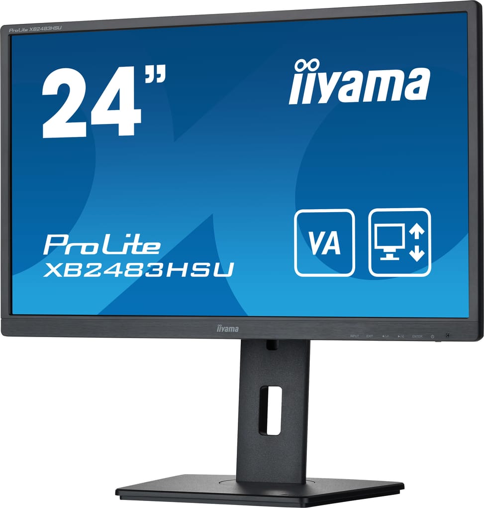 iiyama ProLite XB2483HSU-B5 LED display 60,5 cm (23.8") 1920 x 1080 pixels Full HD Noir (XB2483HSU-B5) — image 5