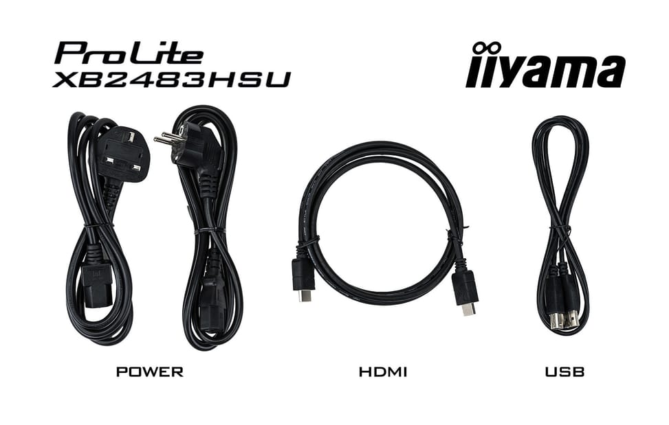 iiyama ProLite XB2483HSU-B5 LED display 60,5 cm (23.8") 1920 x 1080 pixels Full HD Noir (XB2483HSU-B5) — image 11