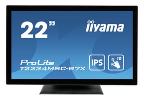 iiyama ProLite T2234MSC-B7X écran plat de PC 54,6 cm (21.5") 1920 x 1080 pixels Full HD Écran tactile Noir (T2234MSC-B7X)