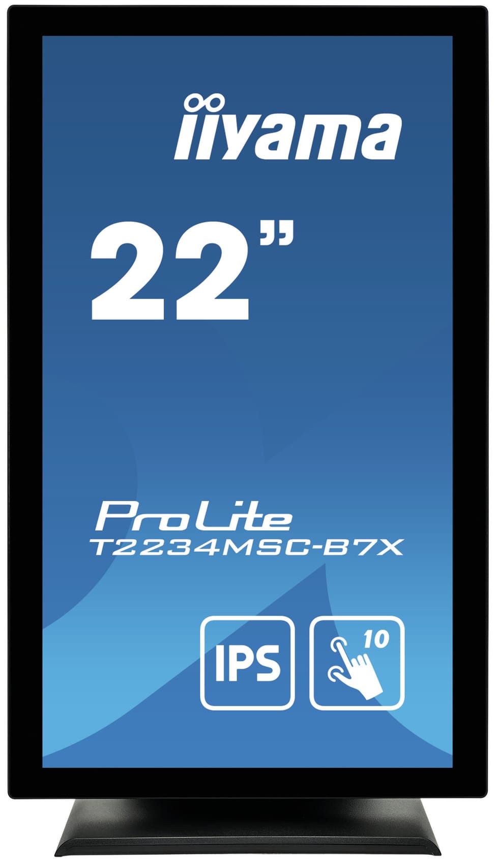 iiyama ProLite T2234MSC-B7X écran plat de PC 54,6 cm (21.5") 1920 x 1080 pixels Full HD Écran tactile Noir (T2234MSC-B7X) — image 2