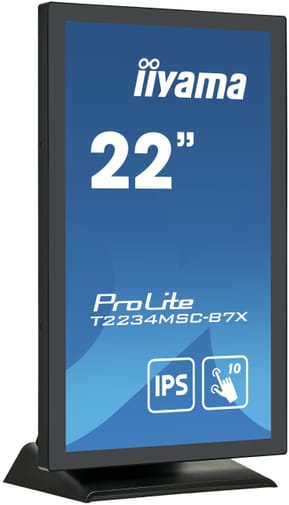 iiyama ProLite T2234MSC-B7X écran plat de PC 54,6 cm (21.5") 1920 x 1080 pixels Full HD Écran tactile Noir (T2234MSC-B7X) — image 3