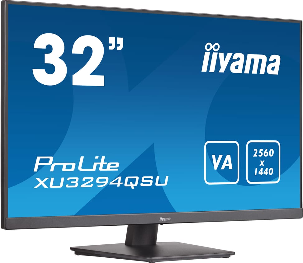 iiyama ProLite XU3294QSU-B1 écran plat de PC 80 cm (31.5") 2560 x 1440 pixels Wide Quad HD LCD Noir (XU3294QSU-B1) — image 2