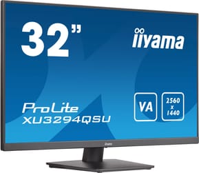iiyama ProLite XU3294QSU-B1 écran plat de PC 80 cm (31.5") 2560 x 1440 pixels Wide Quad HD LCD Noir (XU3294QSU-B1) — image 2