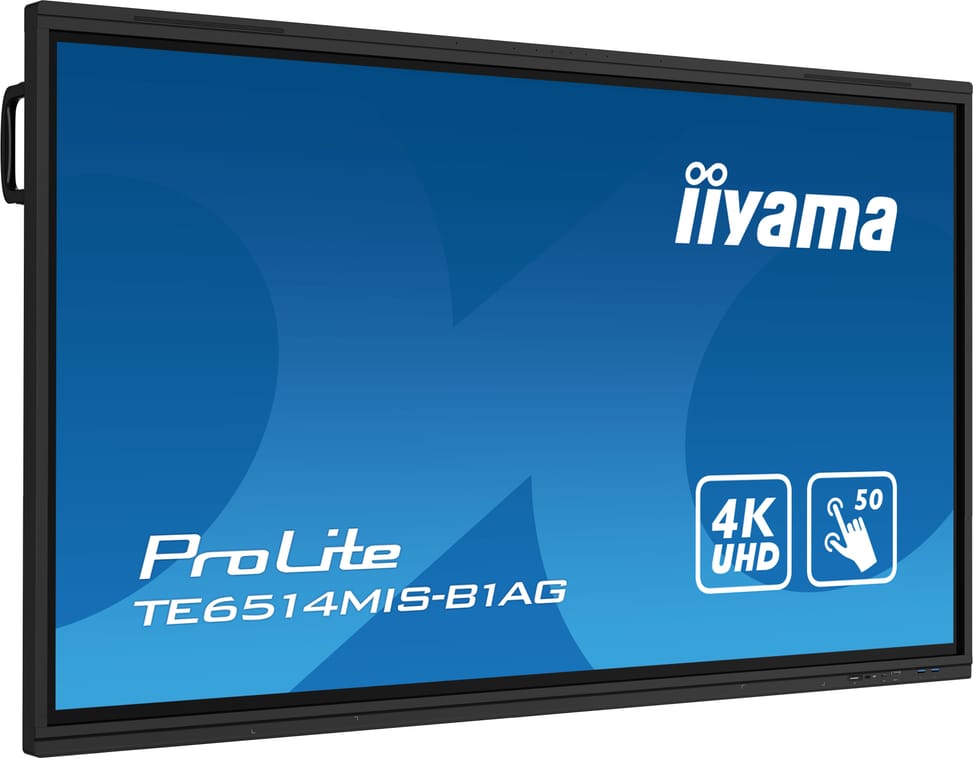 iiyama TE6514MIS-B1AG affichage de messages Écran plat interactif 165,1 cm (65") LCD Wifi 435 cd/m² 4K Ultra HD Noir Écran — image 3