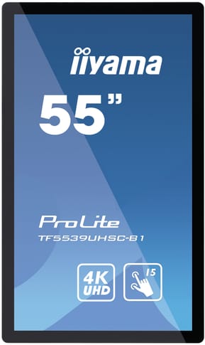 iiyama ProLite TF5539UHSC-B1AG écran plat de PC 139,7 cm (55") 3840 x 2160 pixels 4K Ultra HD LED Écran tactile — image 2