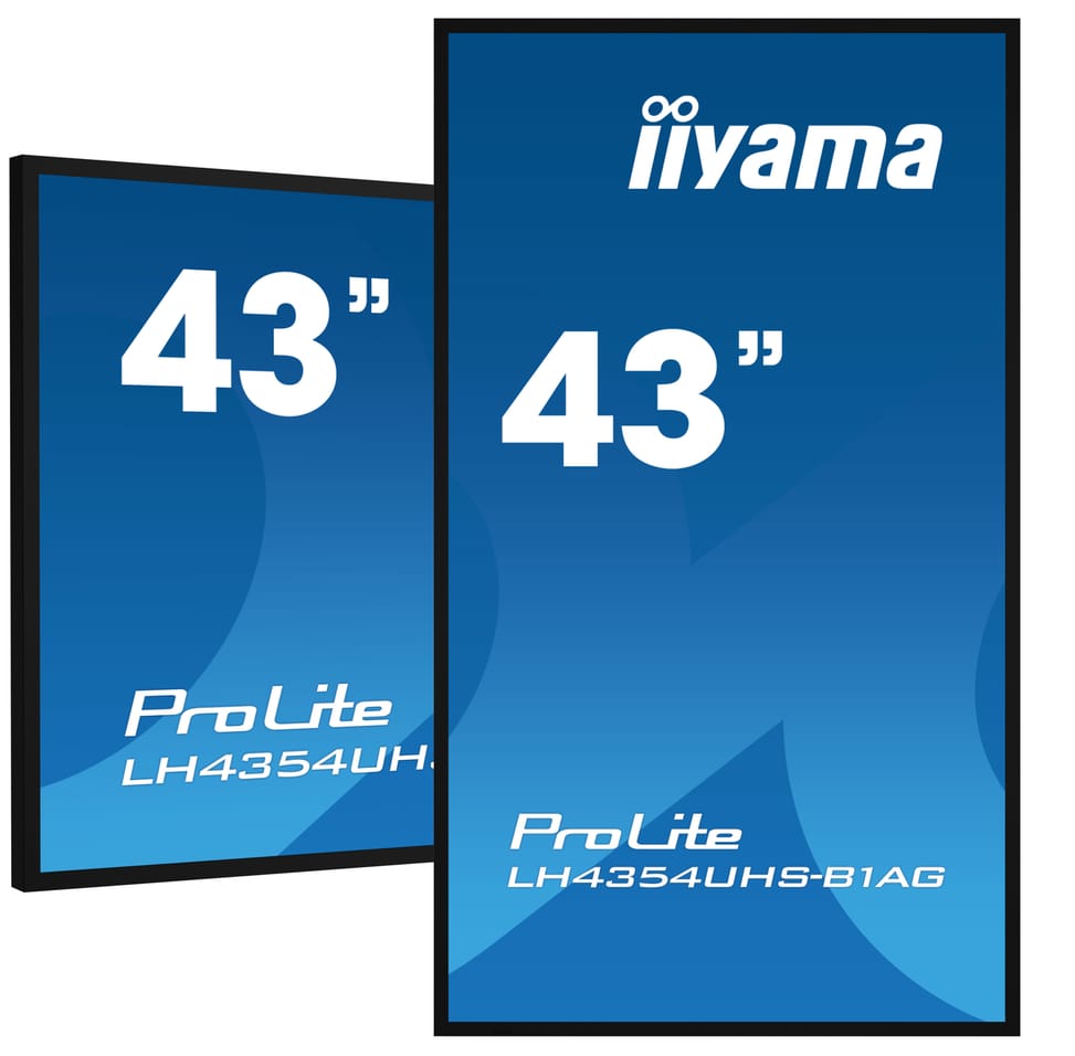iiyama LH4354UHS-B1AG affichage de messages Panneau plat de signalisation numérique 108 cm (42.5") LCD Wifi 500 cd/m² 4K Ultra — image 5