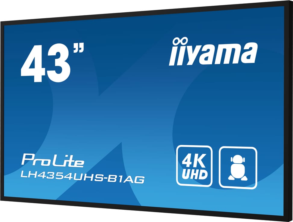 iiyama LH4354UHS-B1AG affichage de messages Panneau plat de signalisation numérique 108 cm (42.5") LCD Wifi 500 cd/m² 4K Ultra — image 7