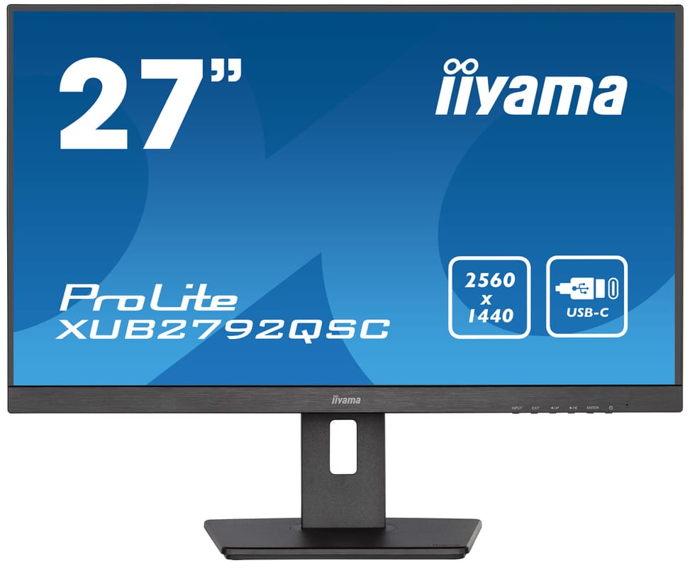 iiyama ProLite écran plat de PC 68,6 cm (27") 2560 x 1440 pixels Wide Quad HD LED Noir (XUB2792QSC-B5) — image 1
