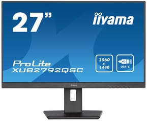 iiyama ProLite écran plat de PC 68,6 cm (27") 2560 x 1440 pixels Wide Quad HD LED Noir (XUB2792QSC-B5)