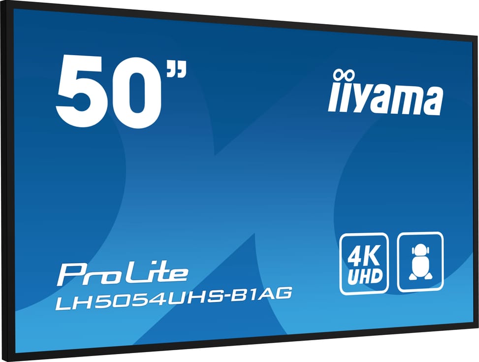 iiyama LH5054UHS-B1AG affichage de messages Panneau plat de signalisation numérique 125,7 cm (49.5") LCD Wifi 500 cd/m² 4K — image 3
