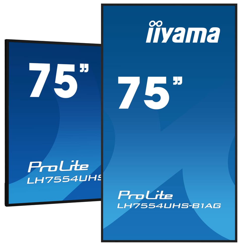 iiyama LH7554UHS-B1AG affichage de messages Panneau plat de signalisation numérique 190,5 cm (75") LCD Wifi 500 cd/m² 4K Ultra — image 5