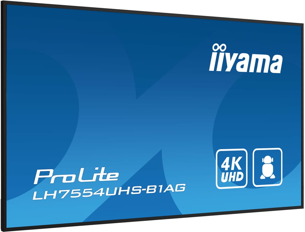 iiyama LH7554UHS-B1AG affichage de messages Panneau plat de signalisation numérique 190,5 cm (75") LCD Wifi 500 cd/m² 4K Ultra — image 6