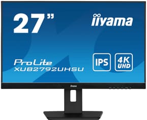 iiyama ProLite XUB2792UHSU-B5 écran plat de PC 68,6 cm (27") 3840 x 2160 pixels 4K Ultra HD LED Noir (XUB2792UHSU-B5)