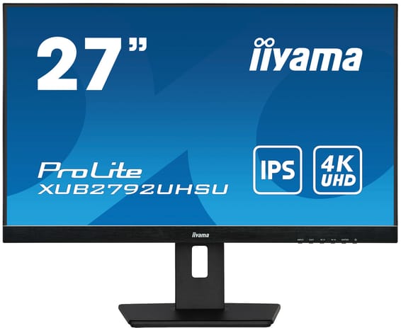 iiyama ProLite XUB2792UHSU-B5 écran plat de PC 68,6 cm (27") 3840 x 2160 pixels 4K Ultra HD LED Noir (XUB2792UHSU-B5)