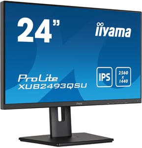 iiyama ProLite XUB2493QSU-B5 écran plat de PC 61 cm (24") 2560 x 1440 pixels Wide Quad HD LED Noir (XUB2493QSU-B5) — image 2