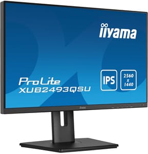 iiyama ProLite XUB2493QSU-B5 écran plat de PC 61 cm (24") 2560 x 1440 pixels Wide Quad HD LED Noir (XUB2493QSU-B5) — image 3