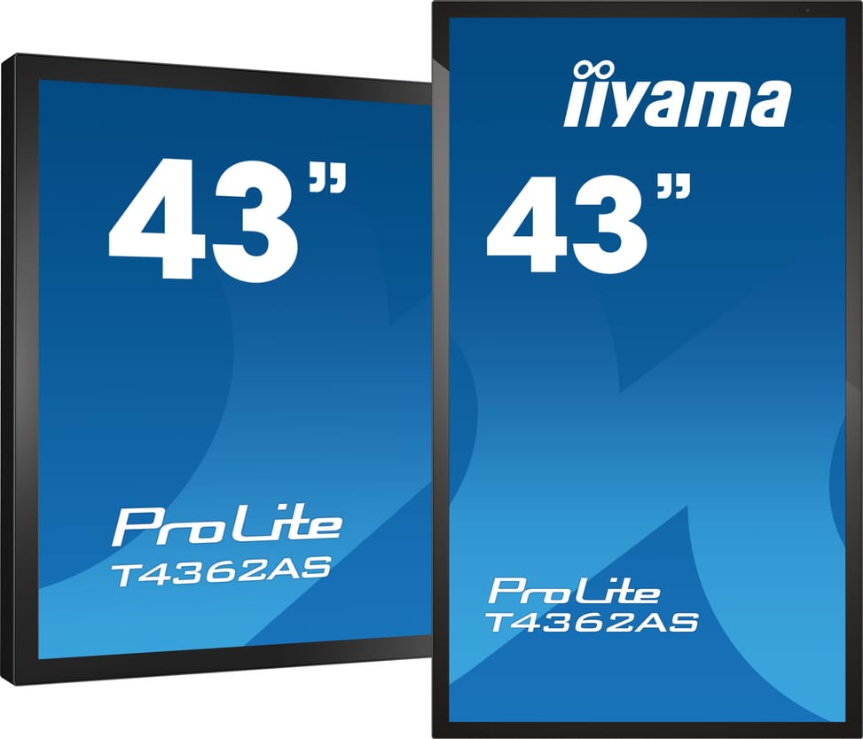 iiyama T4362AS-B1 affichage de messages Écran plat interactif 108 cm (42.5") IPS 500 cd/m² 4K Ultra HD Noir Écran tactile — image 5