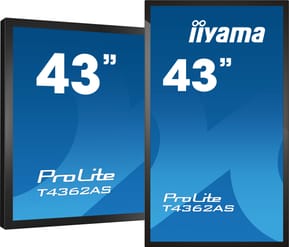 iiyama T4362AS-B1 affichage de messages Écran plat interactif 108 cm (42.5") IPS 500 cd/m² 4K Ultra HD Noir Écran tactile — image 5
