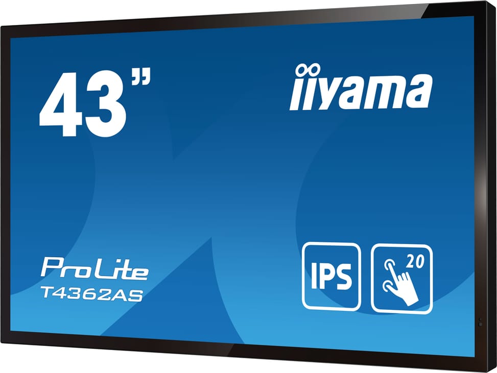 iiyama T4362AS-B1 affichage de messages Écran plat interactif 108 cm (42.5") IPS 500 cd/m² 4K Ultra HD Noir Écran tactile — image 7
