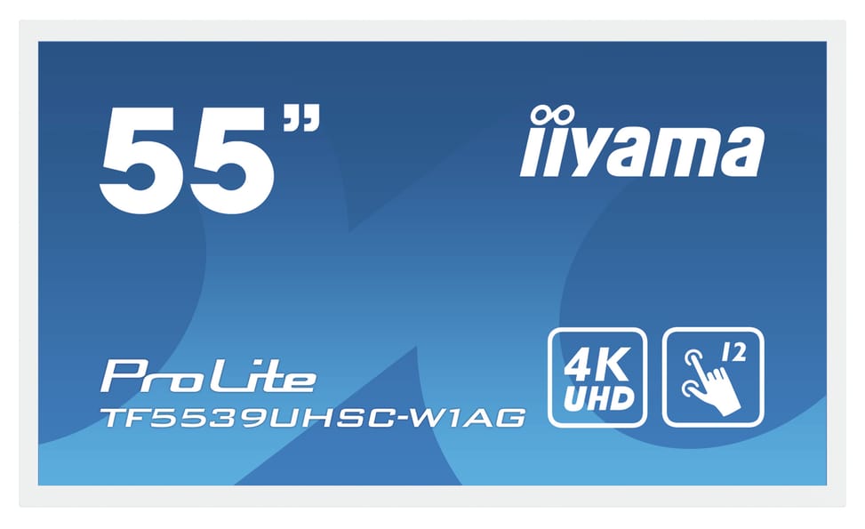 iiyama ProLite TF5539UHSC-W1AG écran plat de PC 139,7 cm (55") 3840 x 2160 pixels 4K Ultra HD LED Écran tactile — image 1