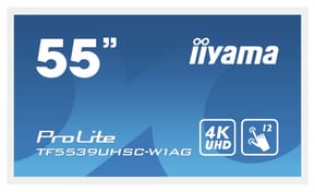 iiyama ProLite TF5539UHSC-W1AG écran plat de PC 139,7 cm (55") 3840 x 2160 pixels 4K Ultra HD LED Écran tactile