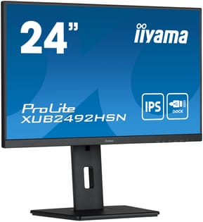iiyama ProLite XUB2492HSN-B5 LED display 61 cm (24") 1920 x 1080 pixels Full HD Noir (XUB2492HSN-B5)