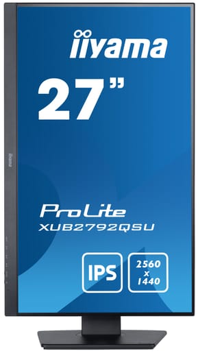 iiyama XUB2792QSU-B5 écran plat de PC 68,6 cm (27") 2560 x 1440 pixels Full HD LED Noir (XUB2792QSU-B5) — image 2