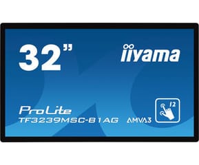 iiyama ProLite TF3239MSC-B1AG écran plat de PC 80 cm (31.5") 1920 x 1080 pixels Full HD LED Écran tactile Multi-utilisateur