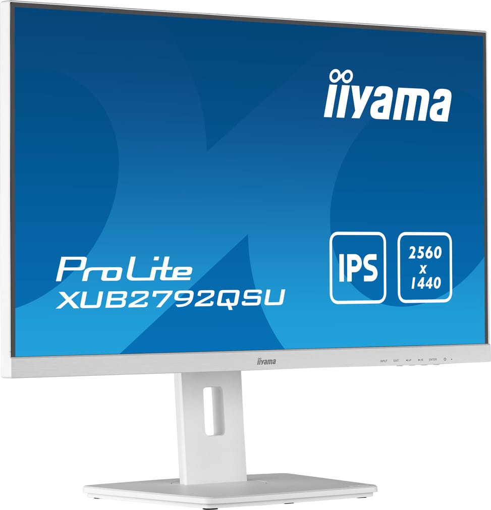 iiyama ProLite XUB2792QSU-W5 écran plat de PC 68,6 cm (27") 2560 x 1440 pixels Wide Quad HD LED Blanc (XUB2792QSU-W5) — image 4