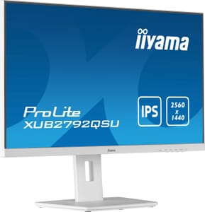 iiyama ProLite XUB2792QSU-W5 écran plat de PC 68,6 cm (27") 2560 x 1440 pixels Wide Quad HD LED Blanc (XUB2792QSU-W5) — image 4