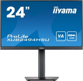 iiyama ProLite XUB2494HSU-B2 écran plat de PC 60,5 cm (23.8") 1920 x 1080 pixels Full HD LED Noir (XUB2494HSU-B2)