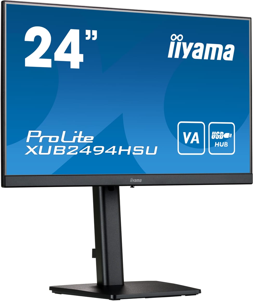 iiyama ProLite XUB2494HSU-B2 écran plat de PC 60,5 cm (23.8") 1920 x 1080 pixels Full HD LED Noir (XUB2494HSU-B2) — image 3