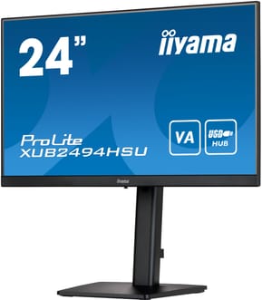 iiyama ProLite XUB2494HSU-B2 écran plat de PC 60,5 cm (23.8") 1920 x 1080 pixels Full HD LED Noir (XUB2494HSU-B2) — image 4